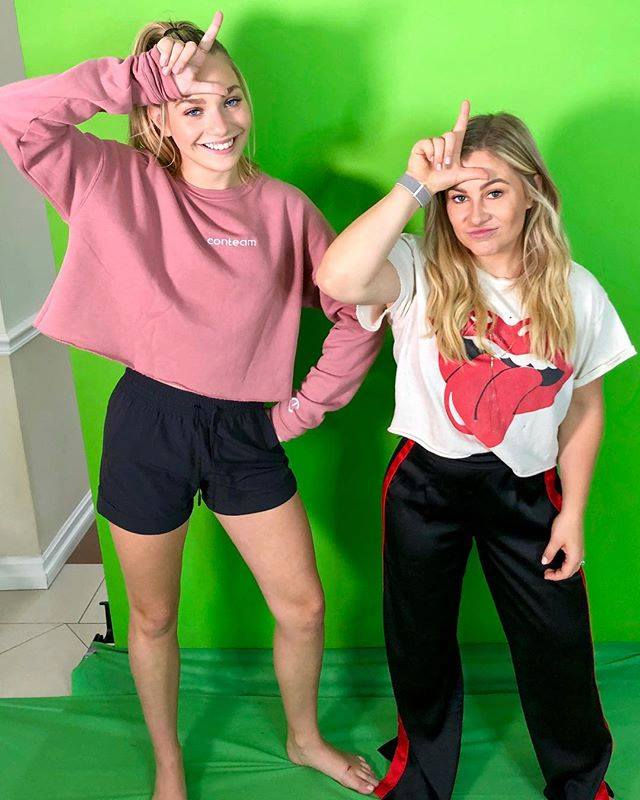 Original image from Shawn Johnson East’s Fortnite Dance Challenge with Maddie Ziegler